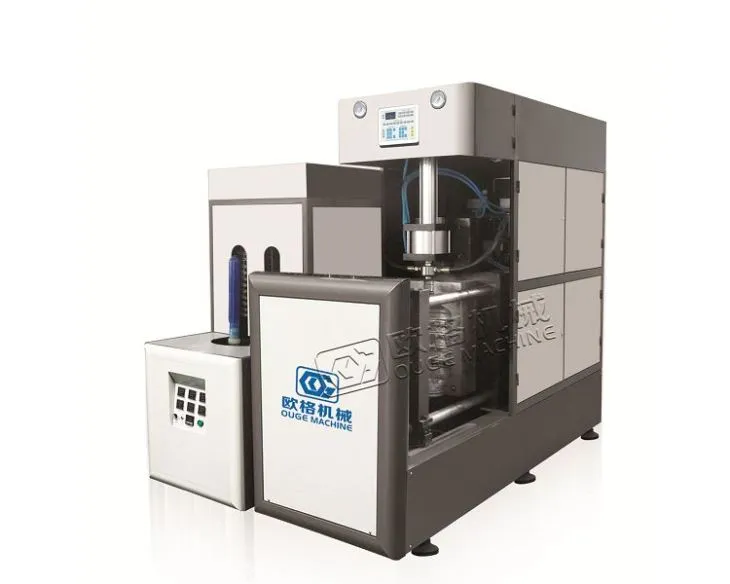 Halvautomatisk 5 gallon PET-flaskblåsformningsmaskin